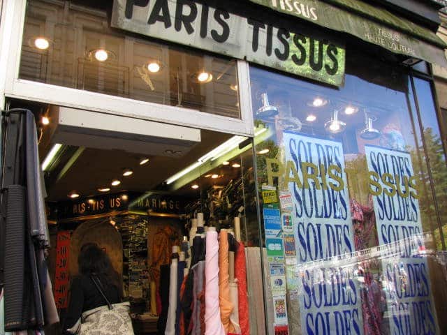 Guide to Fabric Shopping in Paris