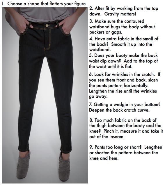 9 steps to perfect pant fit